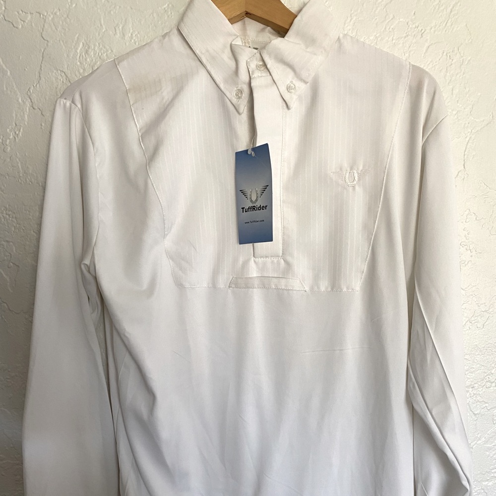 Tuffrider Adam Men’s Competition Show Shirt Sm NWT